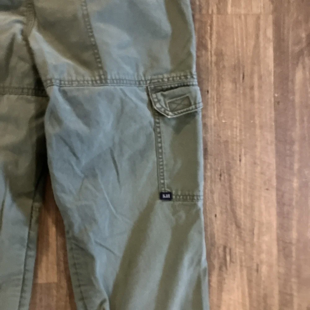 511 Tactical Cargo Pants Mens 30x34 Canvas Straight Fit Outdoor Elastic Waist